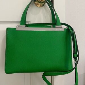 Michael Kors Green Saffiano Leather Satchel Bag - Like New!!